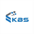 © Abdullah - KBS letter technology logo design on white background. KBS creative initials letter IT logo concept. KBS setting shape design
