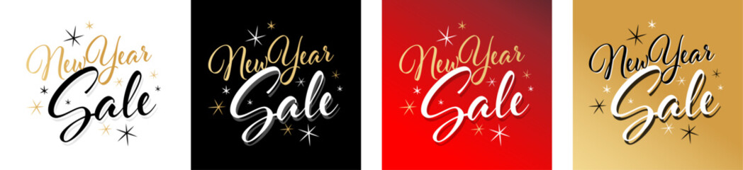 Wall Mural - New year sale