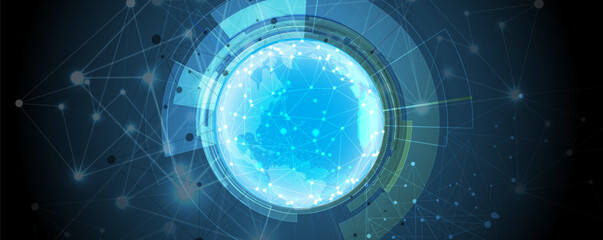 Abstract vector background. Futuristic technology style. Elegant background for business tech presentations.
