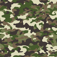 Wall Mural - Camoflage seamless pattern design 