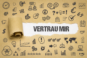 Poster - vertrau mir	