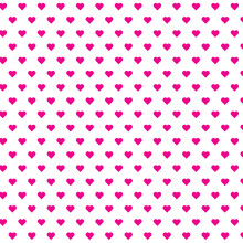 Abstract Geometric Pink Heart Pattern Can Be Used Background.