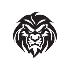 Lion Head Vector