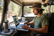 Digital Nomad Works Remotely In Camper Van, Embracing Van Life