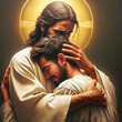Jesus Christ hug