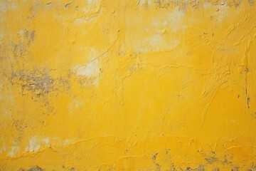 Wall Mural - Abstract yellow cement wall texture and background
