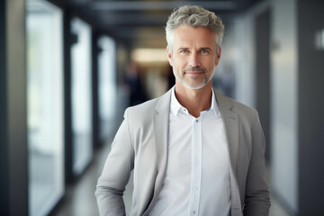 Wall Mural - Portrait of a professional businessman.