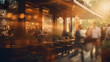 cafe people background, Blur coffee shop, cafe restaurant, some people, waiters working,