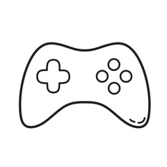 console game stick flat icon vector