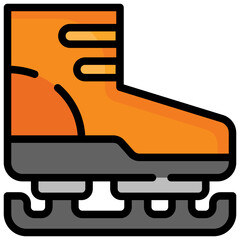 Poster - Ice Skating Icon