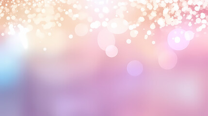 Wall Mural - Abstract bokeh pastel background also have copy space for text，abstract art background