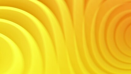 Poster - A yellow and orange wave animation