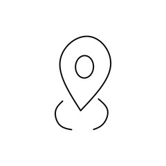 Canvas Print - Location Doodle Vector
