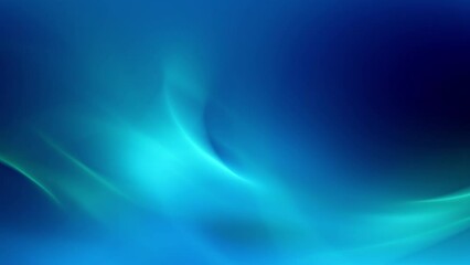 Canvas Print - A blue and green swirling background for an animation video