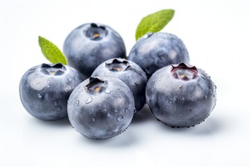 Wall Mural - Fresh ripe tasty Organic blueberries