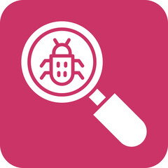 Vector Design Bug Search Icon Style