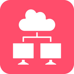 Poster - Vector Design Cloud Computing Icon Style