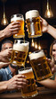 © anmitsu - people toasting with beer