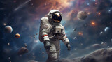 Fototapeta Kosmos - astronaut in space