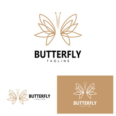 Wall Mural - Butterfly Logo Animal Design Brand Product Beautiful and Simple Decorative Animal Wing