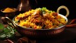 background meat indian food biryani illustration grandeur spices, curry tandoori, masala naan background meat indian food biryani