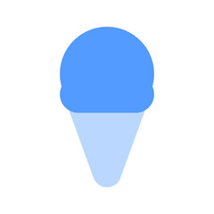 Poster - ice cream cone duotone icon