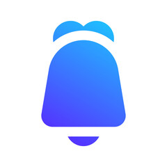 Sticker - bell gradient fill icon