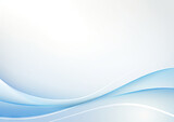 Fototapeta Panele - empty Business Template light blue minimalist background card pattern