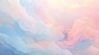 A symphony of soft pastel hues swirling together in a delicate and ethereal abstract painting, evoking a sense of serenity.