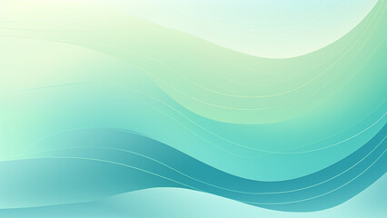 Blue and green gradient flat vector image for wallpapers