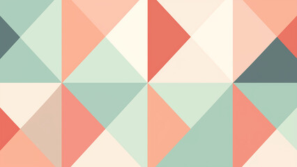 Wall Mural - simple, pastel-like geometric shapes that repeat, for wallpapers