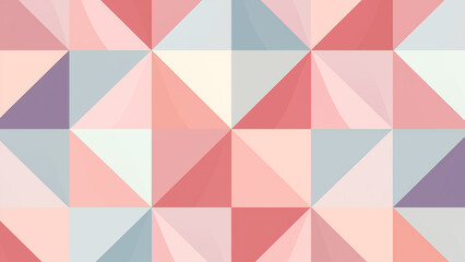 Wall Mural - simple, pastel-like geometric shapes that repeat, for wallpapers