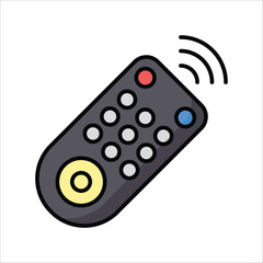 remote control icon vector design template simple and clean