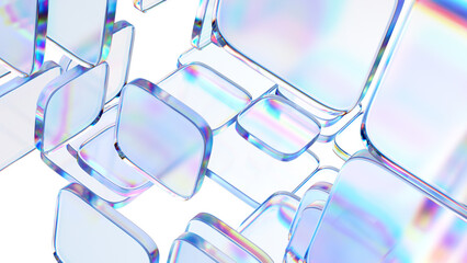 background design, abstract geometric blocks, 3d render