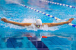 athlete swimmer swim butterfly stroke competition race, summer sports games