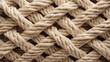 Maillage de cordes en laine en gros plan