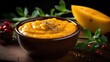 tangy sauce indian food mango illustration condiment traditional, cuisine dip, appetizer sweet tangy sauce indian food mango