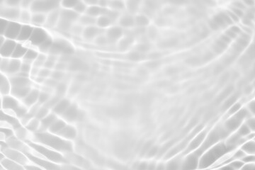 Wall Mural - abstract white transparent water shadow surface texture natural ripple background
