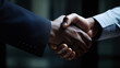 Professional Handshake Agreement Business Partnership Success Concept