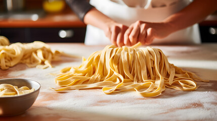 Step-by-Step Visual Guide for Mastering Homemade Pasta: From Kitchen Ingredients to Delicious Italian Cuisine,banner