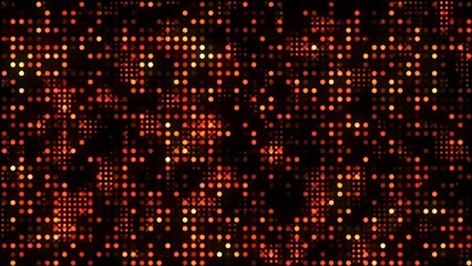 Wall Mural - Abstract colorful geometric dots pattern animation background    