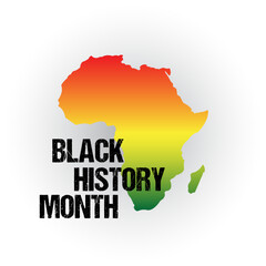 black history month vector illustration background. it is suitable for card, banner, or poster