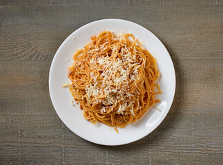 Wall Mural - plate of spaghetti