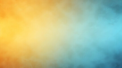 Wall Mural - light blue and yellow gradient kraft paper vintage texture background for a letter,generated ai.