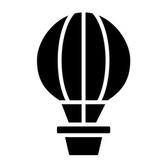 Canvas Print - Hot Air Balloon Icon