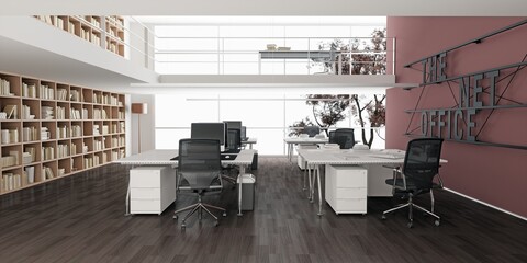 Wall Mural - Modern office space