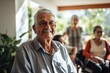 © Vorda Berge - Portrait of a smiling elderly man in nursing home
