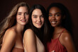 © Koray - Portrait of a group young multiracial women standing together