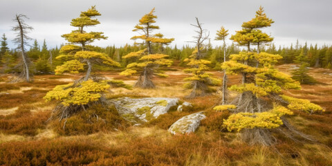 Canvas Print - Trees in the forest