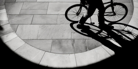 Canvas Print - A person riding outdoor